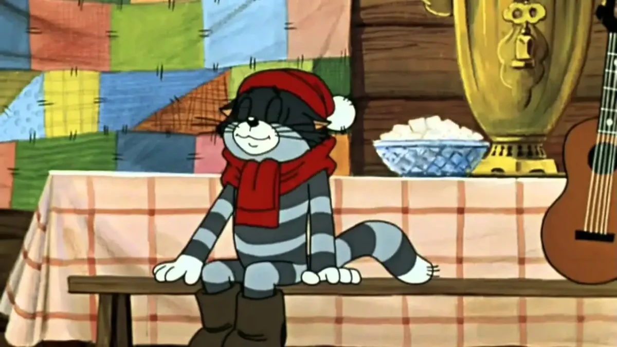 Кот Матроскин новый год