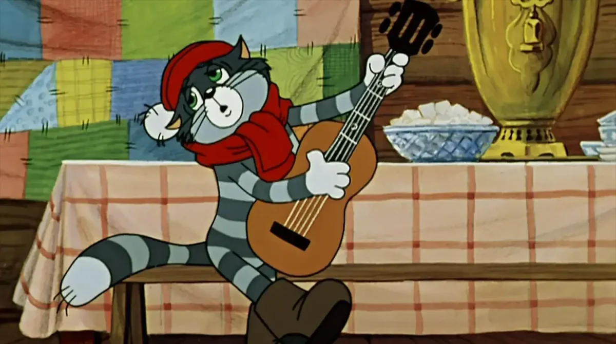 Герои м/ф Простоквашино кот Матроскин