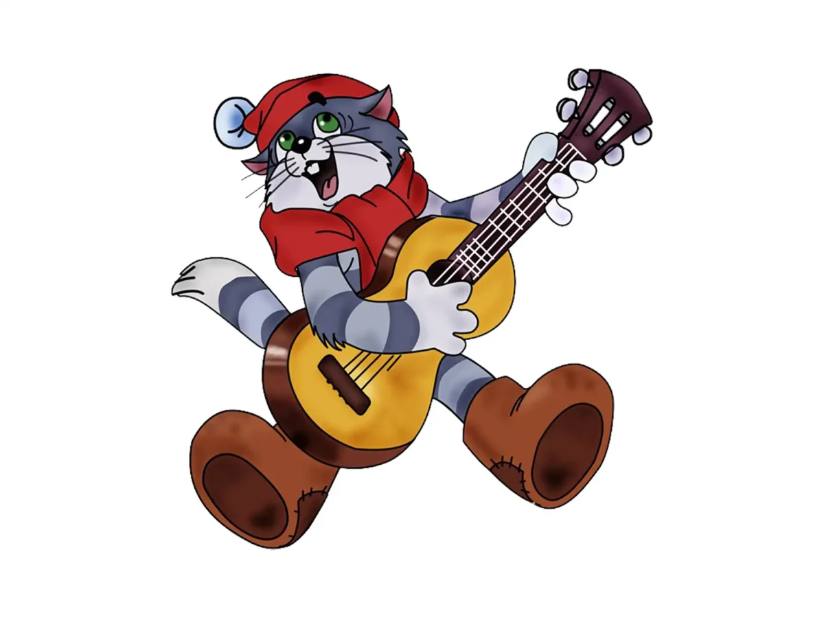 Кот с мультфильма Простоквашино