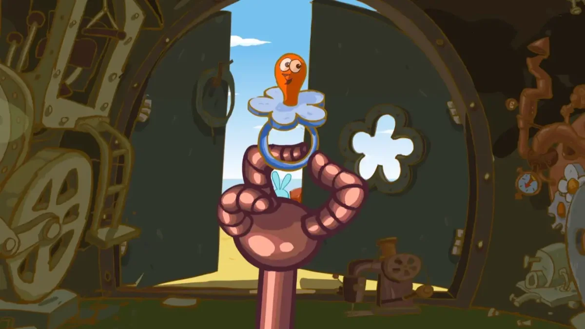 Мультфильм Смешарики железная няня