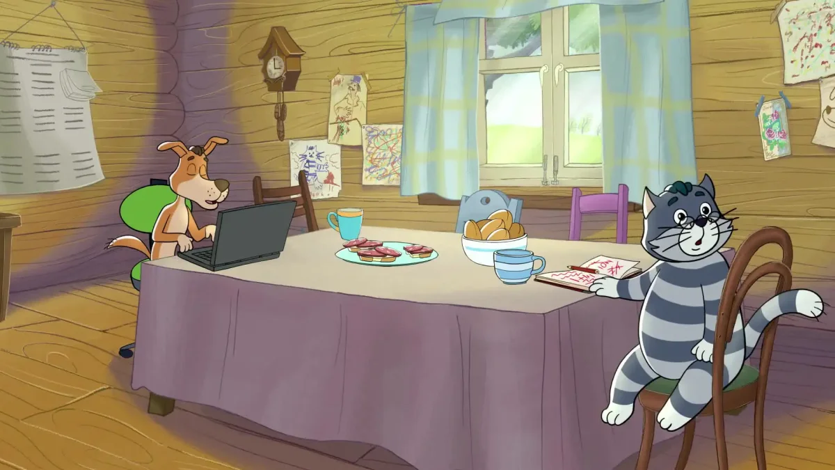 Простоквашино. Мультсериал. Дядя. Федор