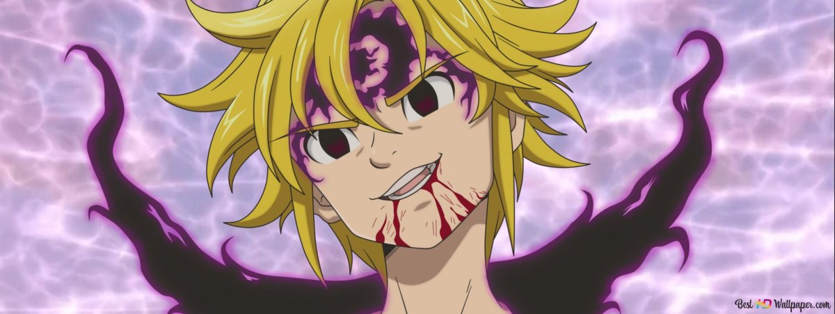 7 Смертных грехов Мелиодас карандашом