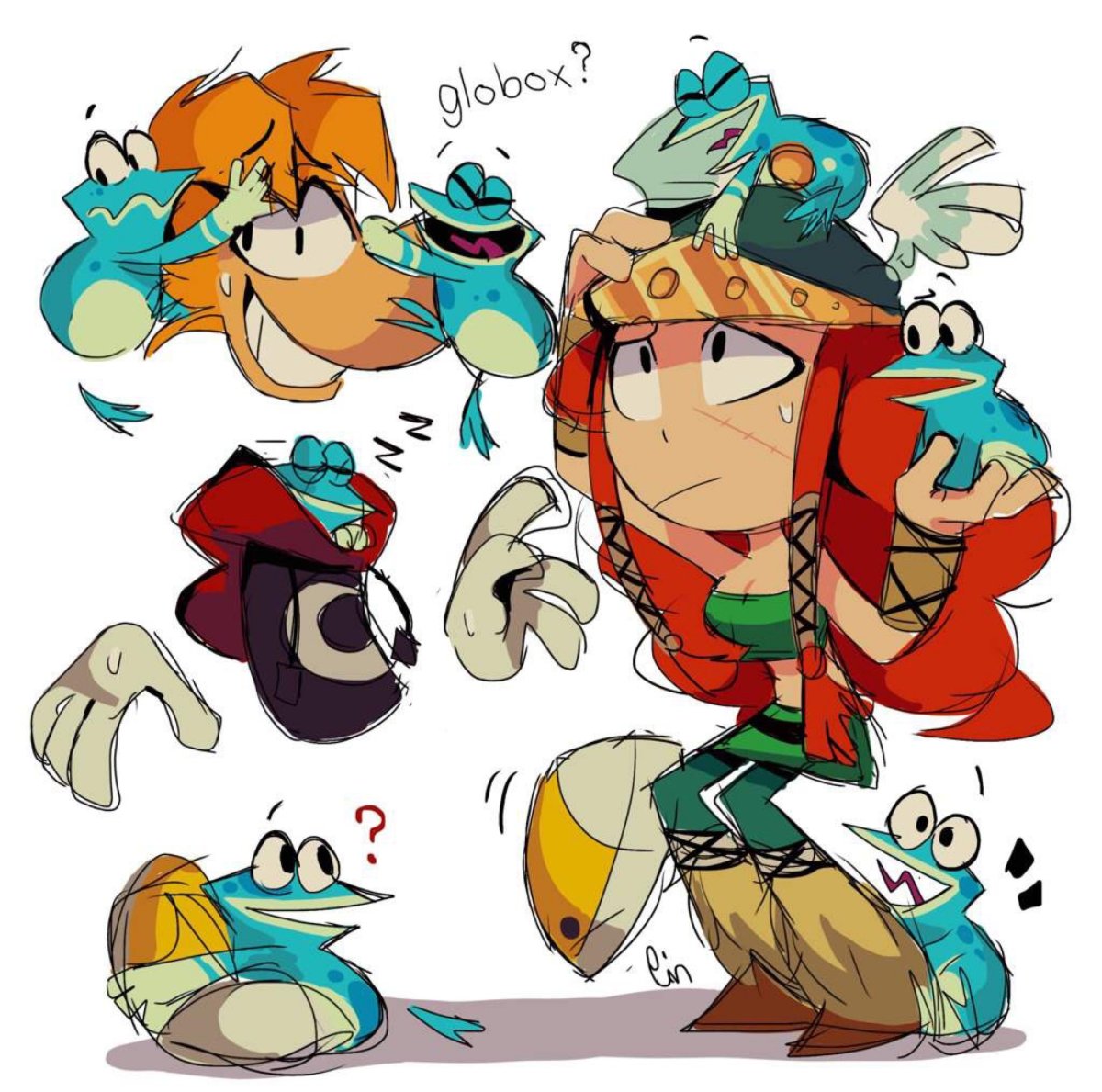 Рэйман и Барбара и Глобокс