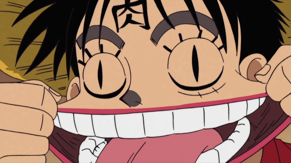 Ван Пис Луффи смешно