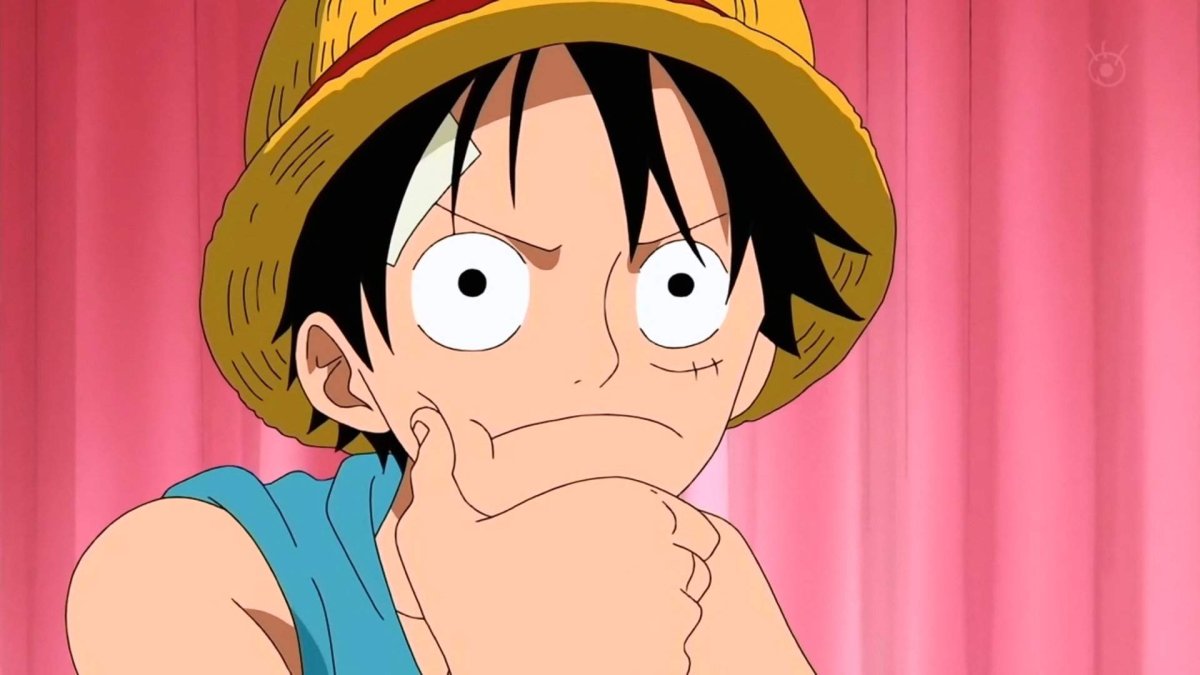 Луффи из Ван Пис лицо