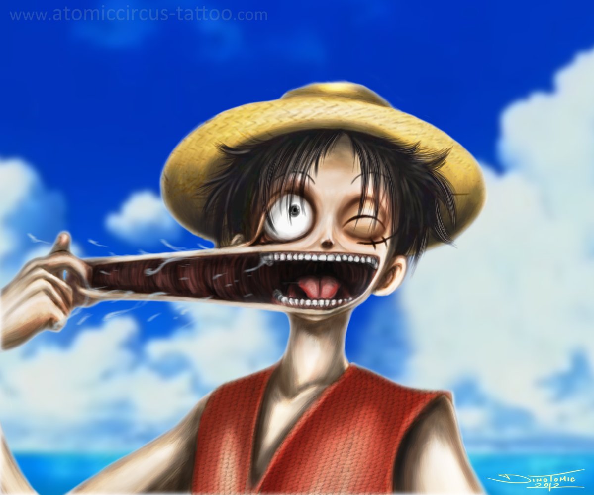 Взрослый монки ди Луффи