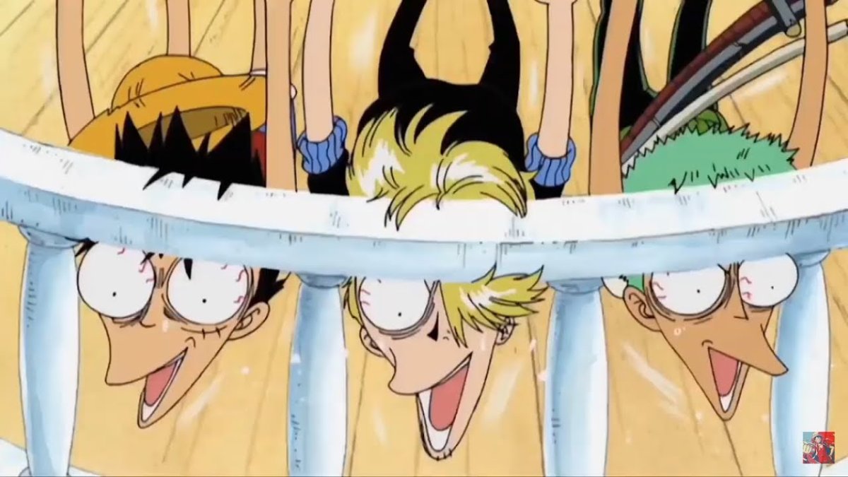 Санджи Луффи и Усопп