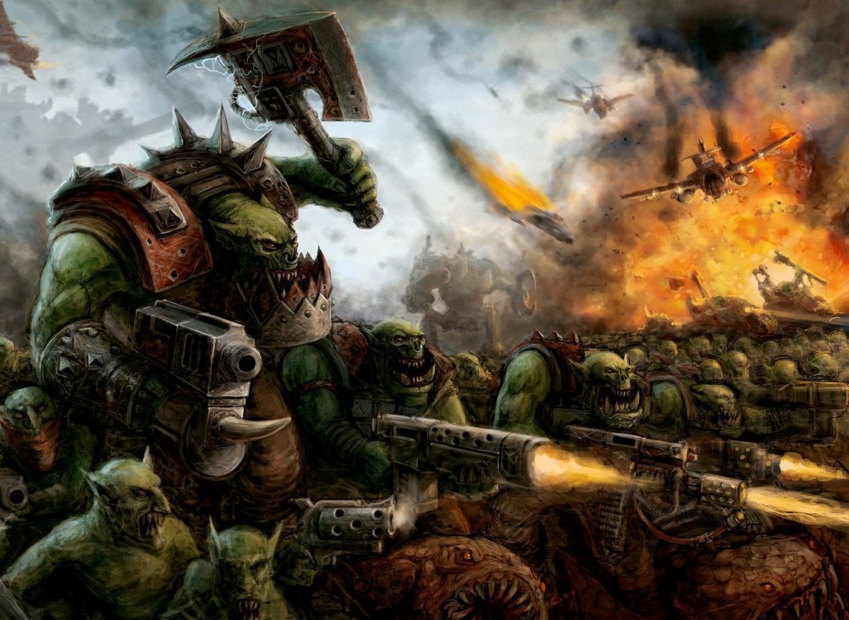 Орки вархаммер 40000 Waaagh