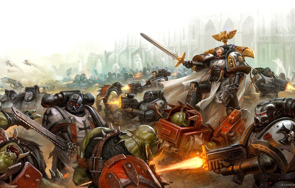 Вархаммер 40к чёрные Храмовники