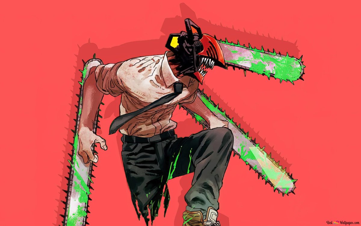 Денджи человек бензопила арт