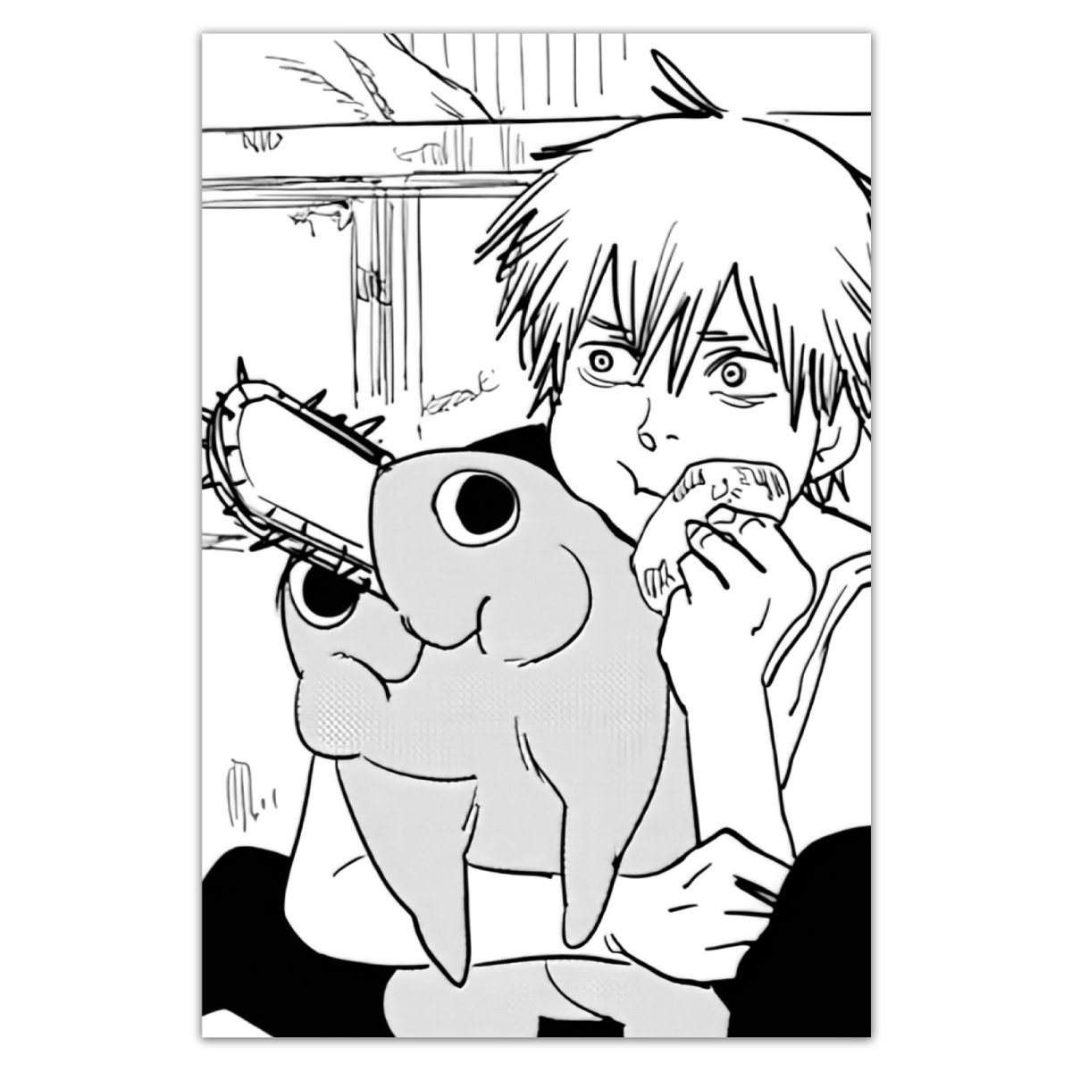 Человек бензопила аниме Денджи