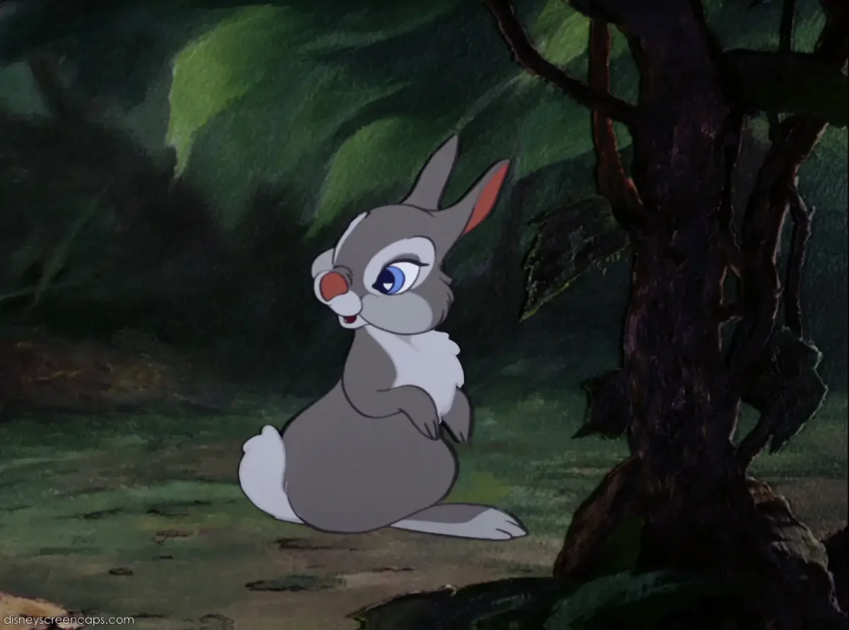 Бэмби Топотун и цветочек