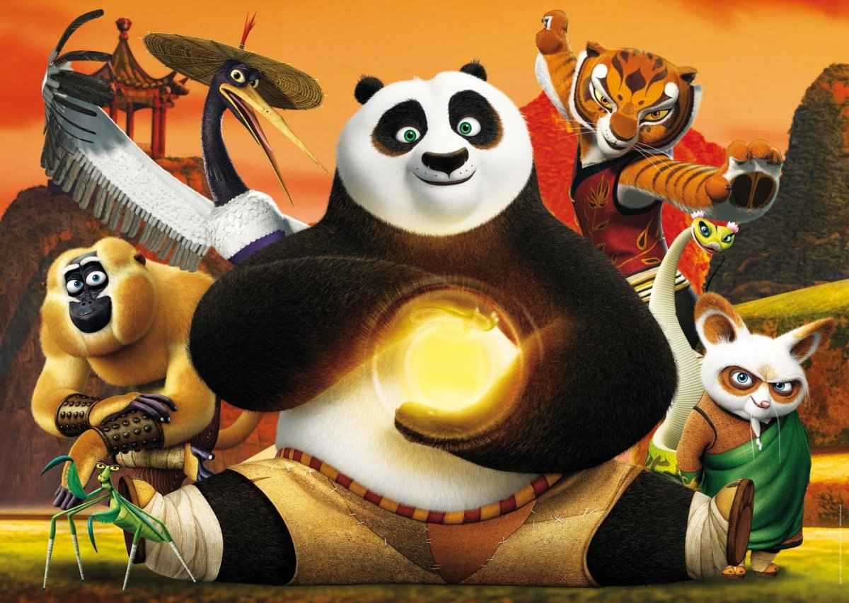 Кунфу панда персонажи