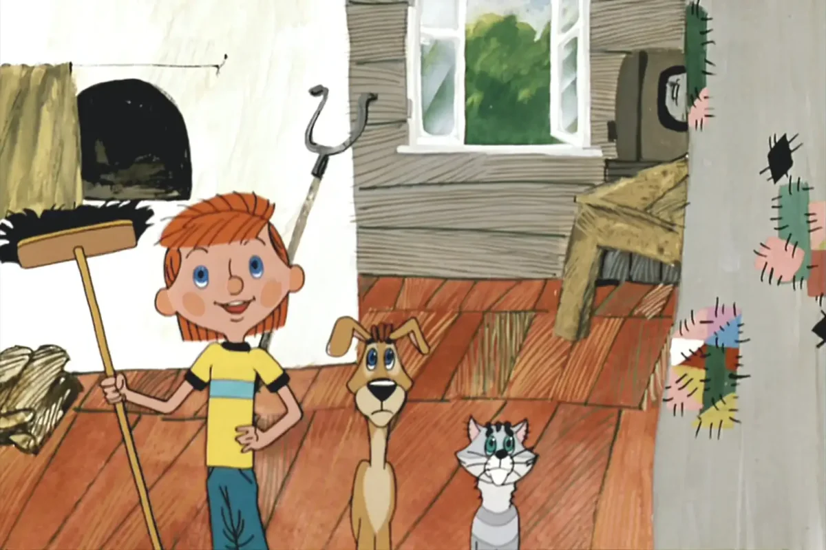 Трое из Простоквашино мультфильм