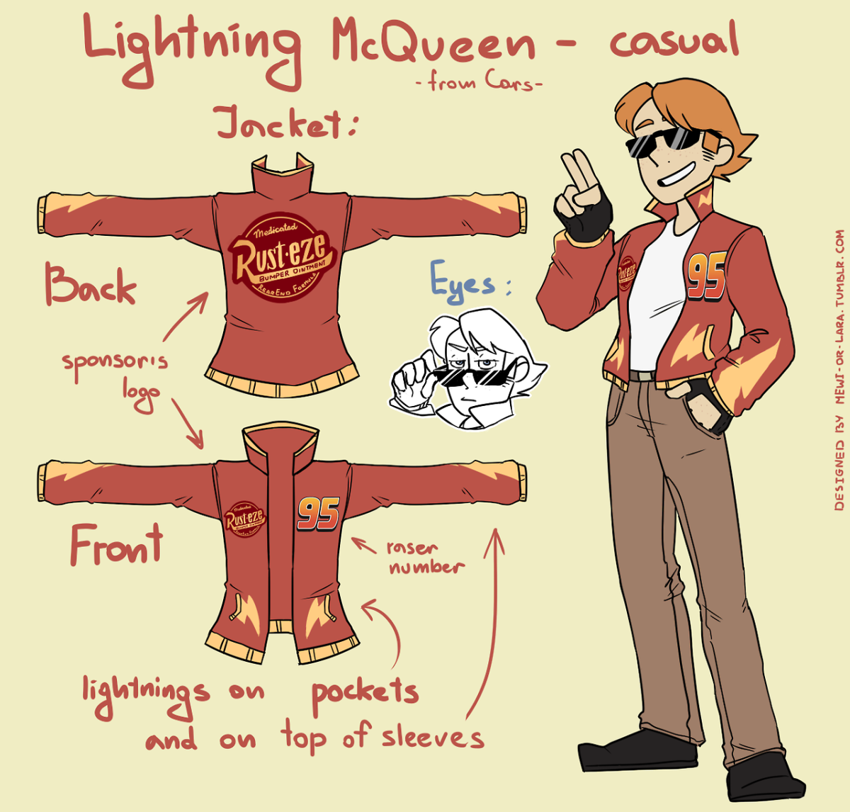 Молния Маккуин и Салли хуманизация