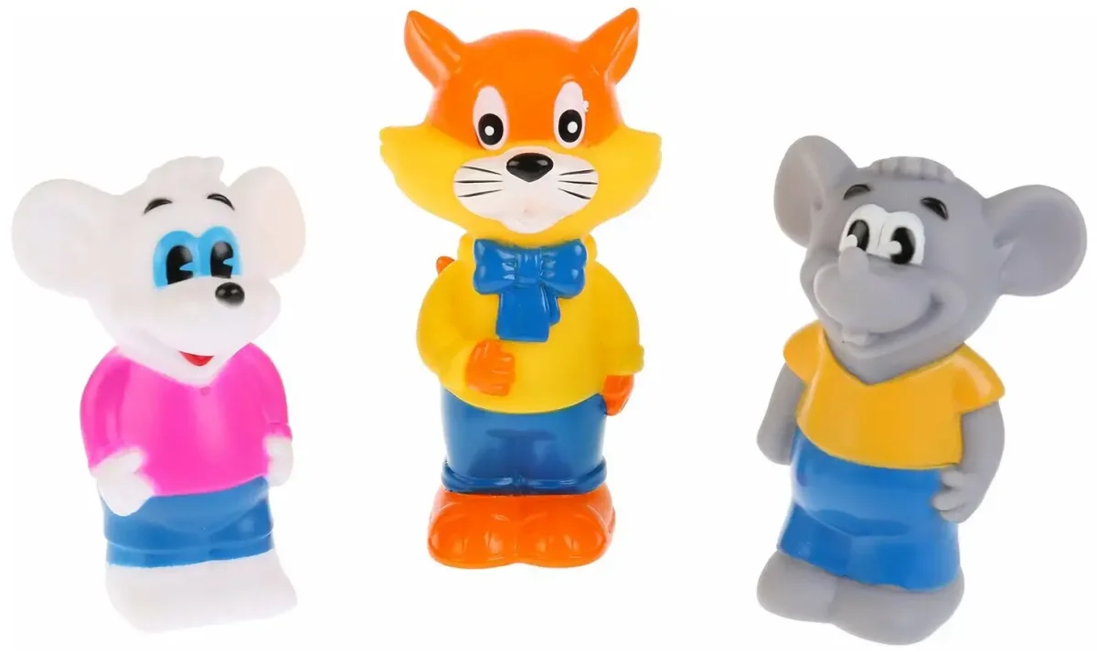 Резиновая игрушка кот Леопольд