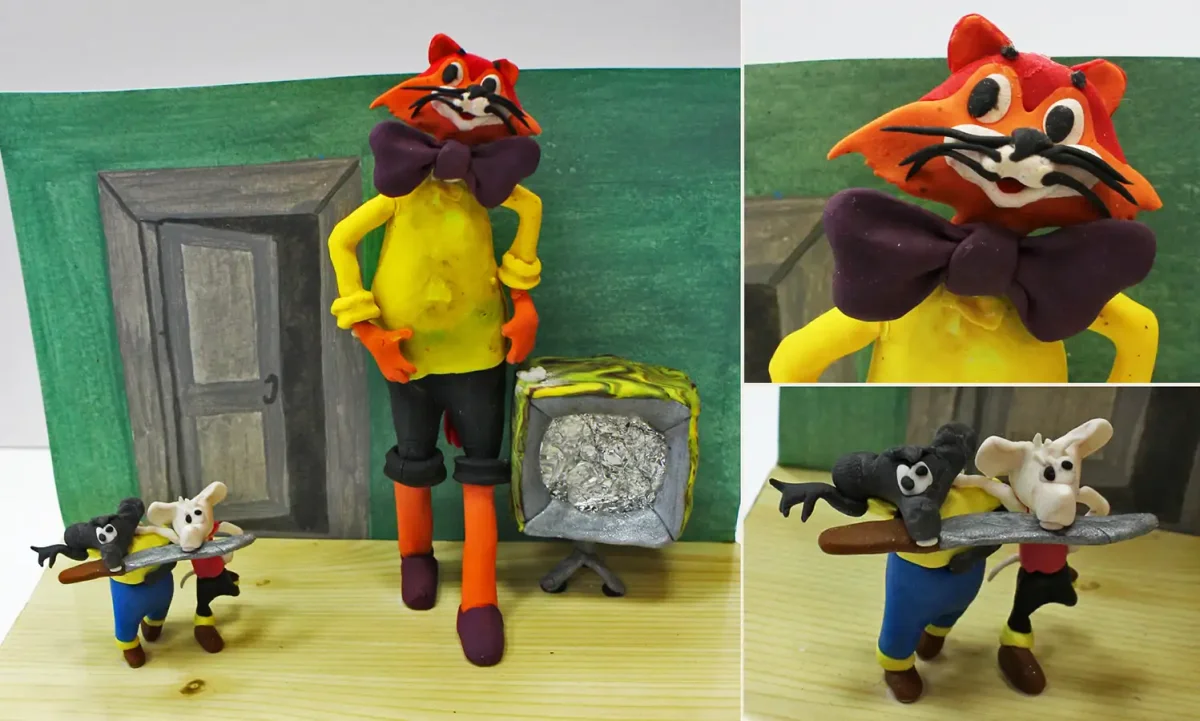 ПЛАСТИЛИНОВЫЙ кот Леопольд