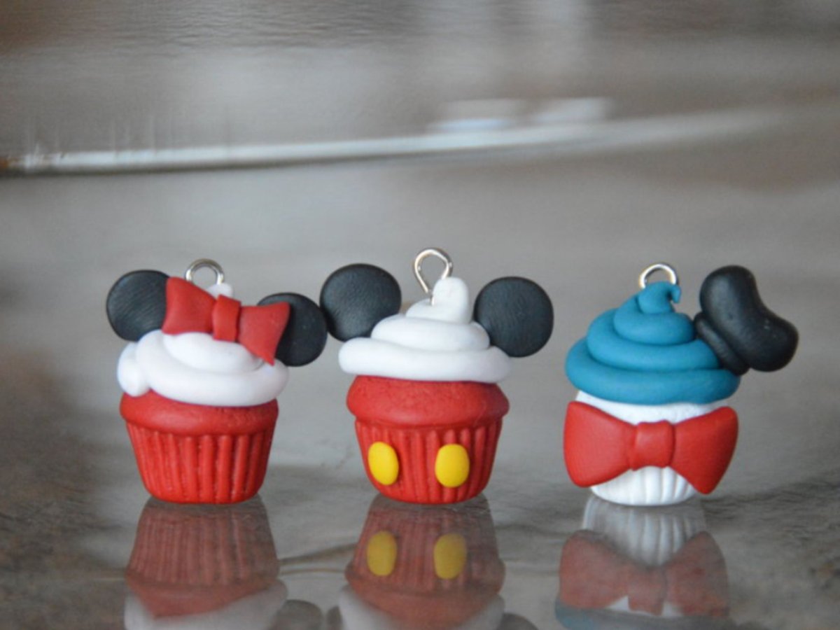 Фигурки из пластилина кекс