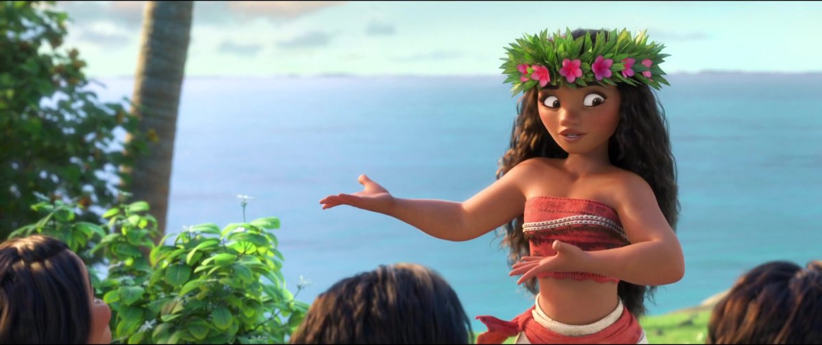 Моана танцует