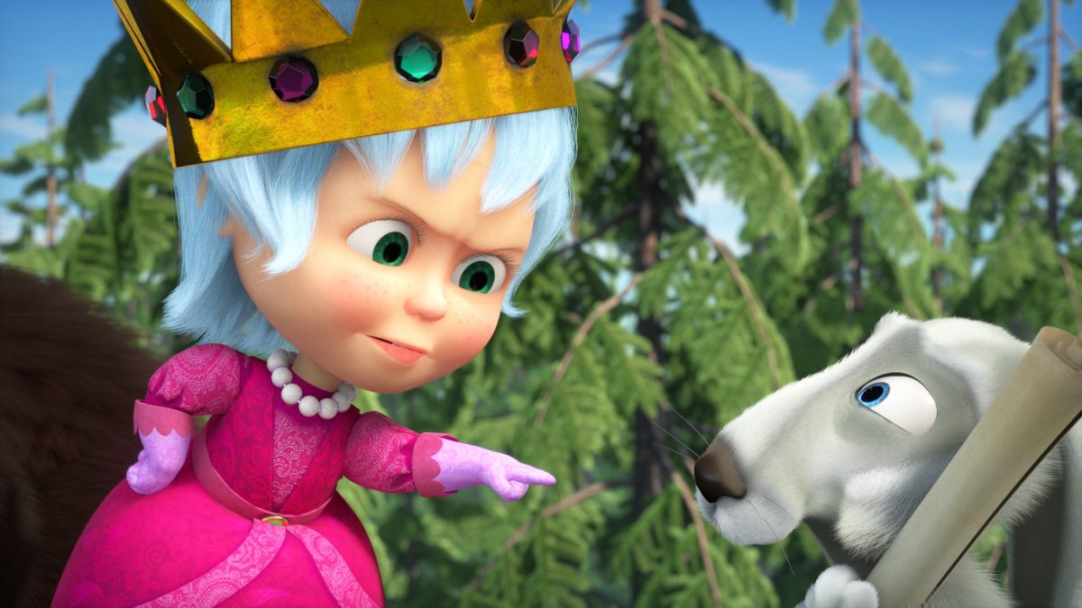 Маша и медведь набираем номерок