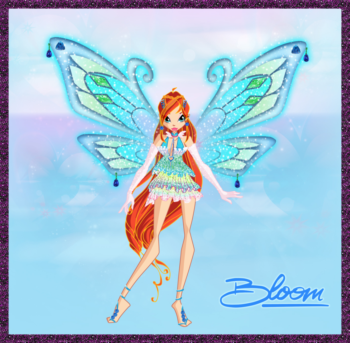 Винкс Блум энчантикс превращение