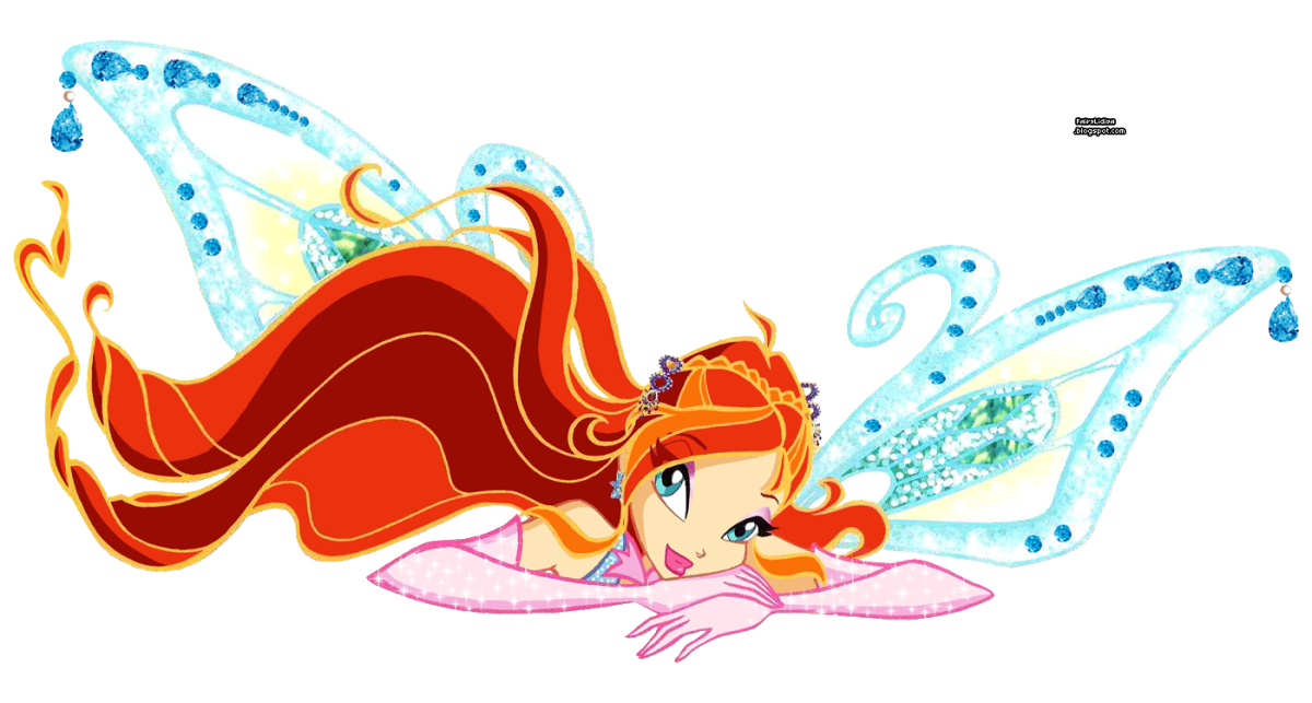 Блум энчантикс на белом фоне