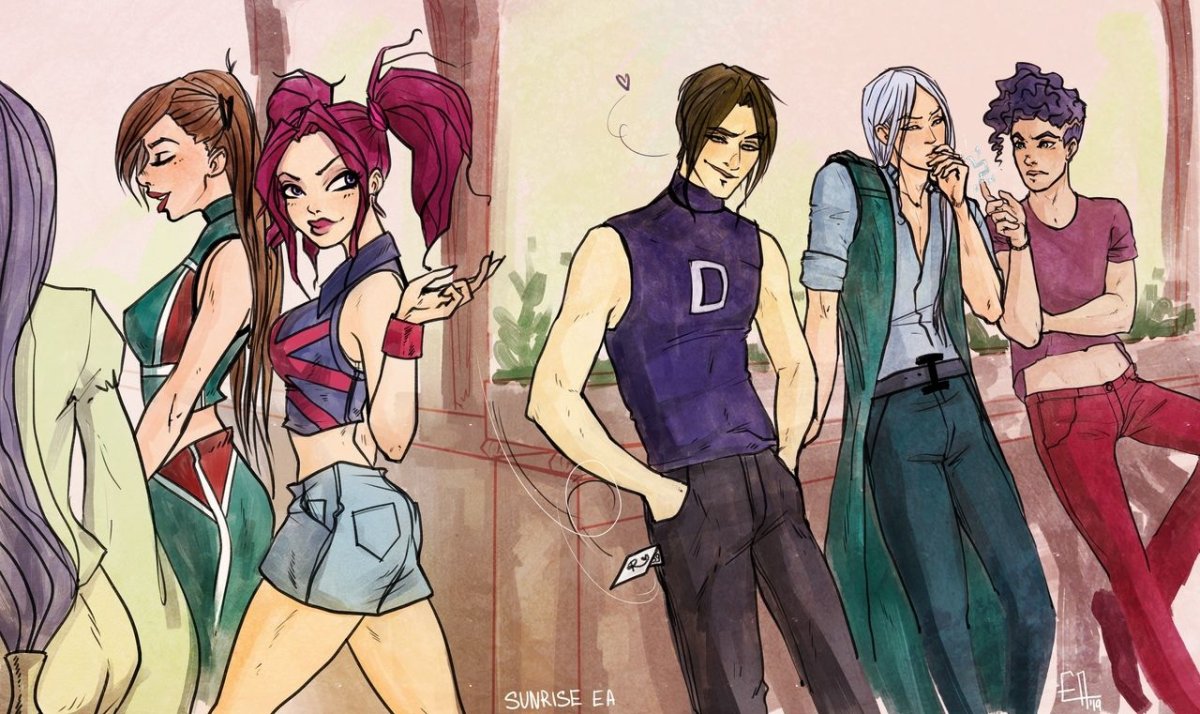 Винкс специалисты Ривен и гелия