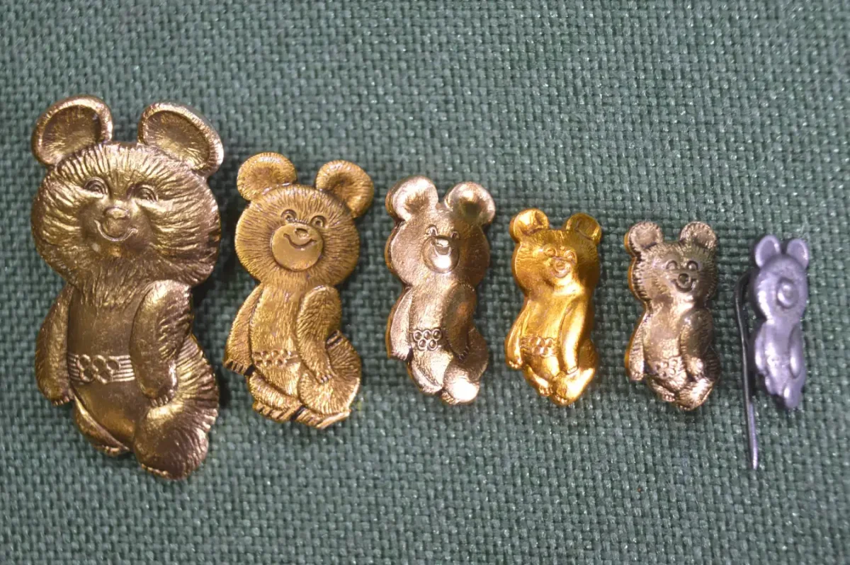 Олимпийский мишка 80х