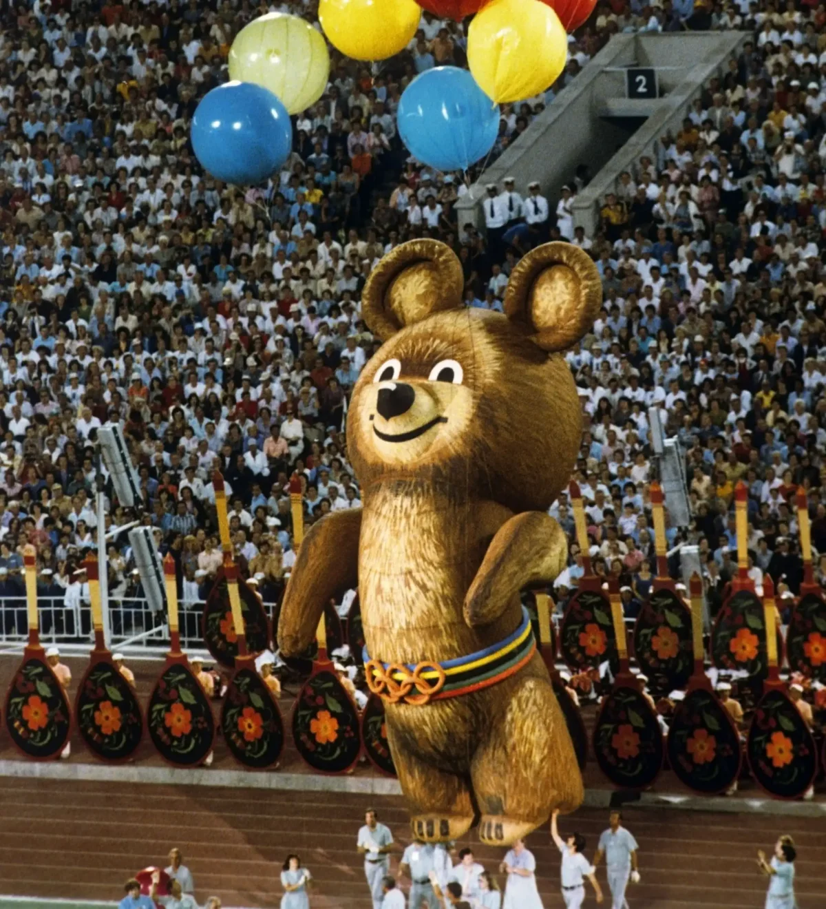 Олимпийский мишка 80