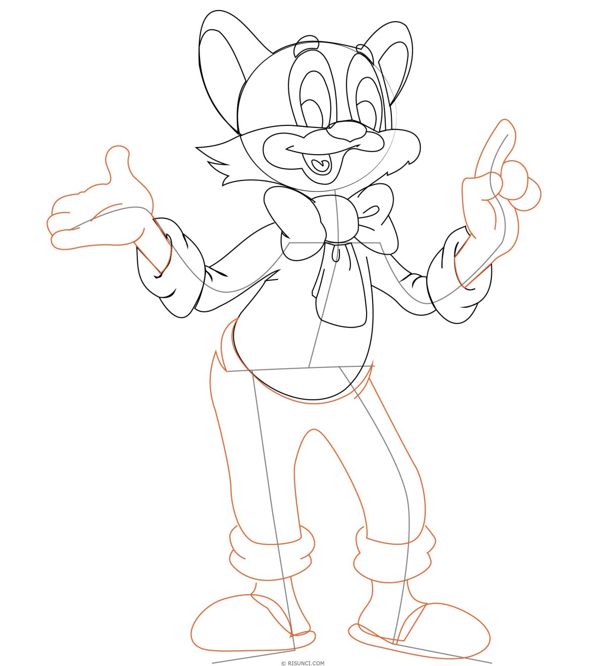 Кот Леопольд раскраска для детей