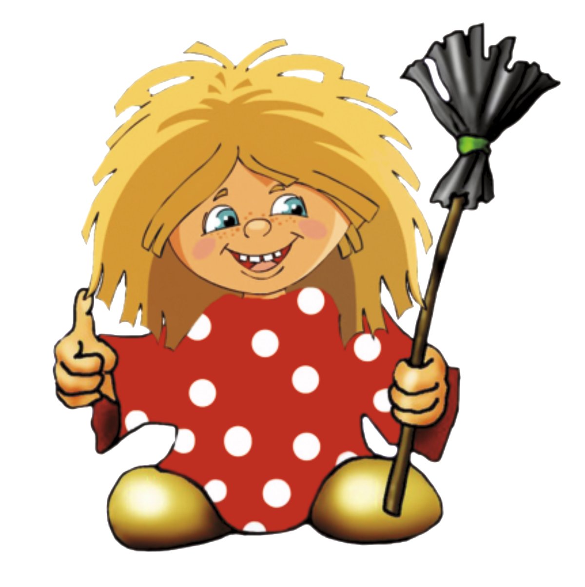 Домовята на прозрачном фоне