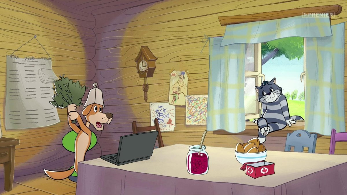 Трое из Простоквашино мультфильм 1978