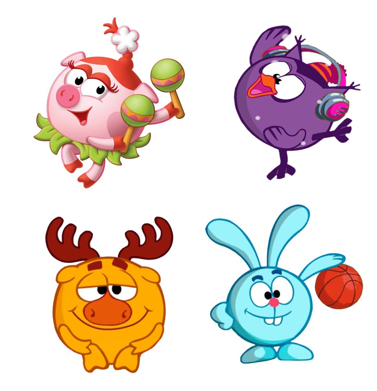 Герои Лосяш Крош