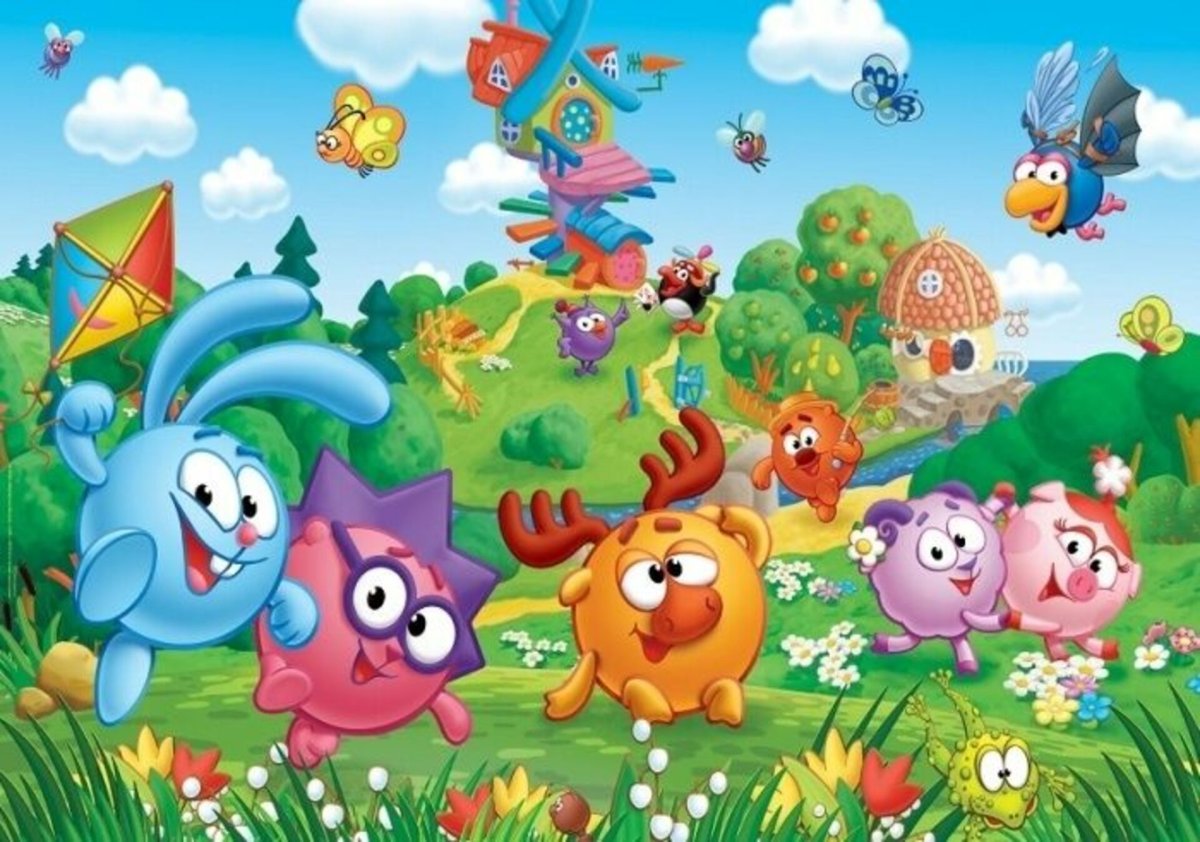 Крош Ёжик и Бараш