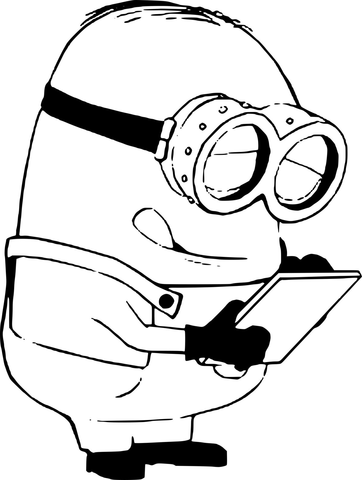 Миньоны контур