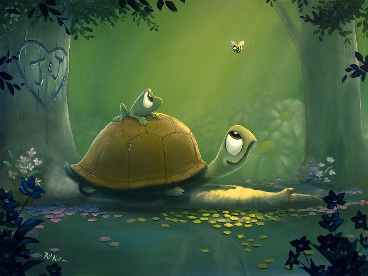 Черепаха арт