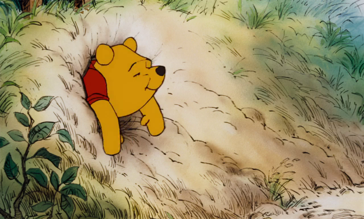 Винни пух застрял в норе
