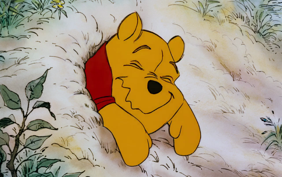 Винни пух в дупле