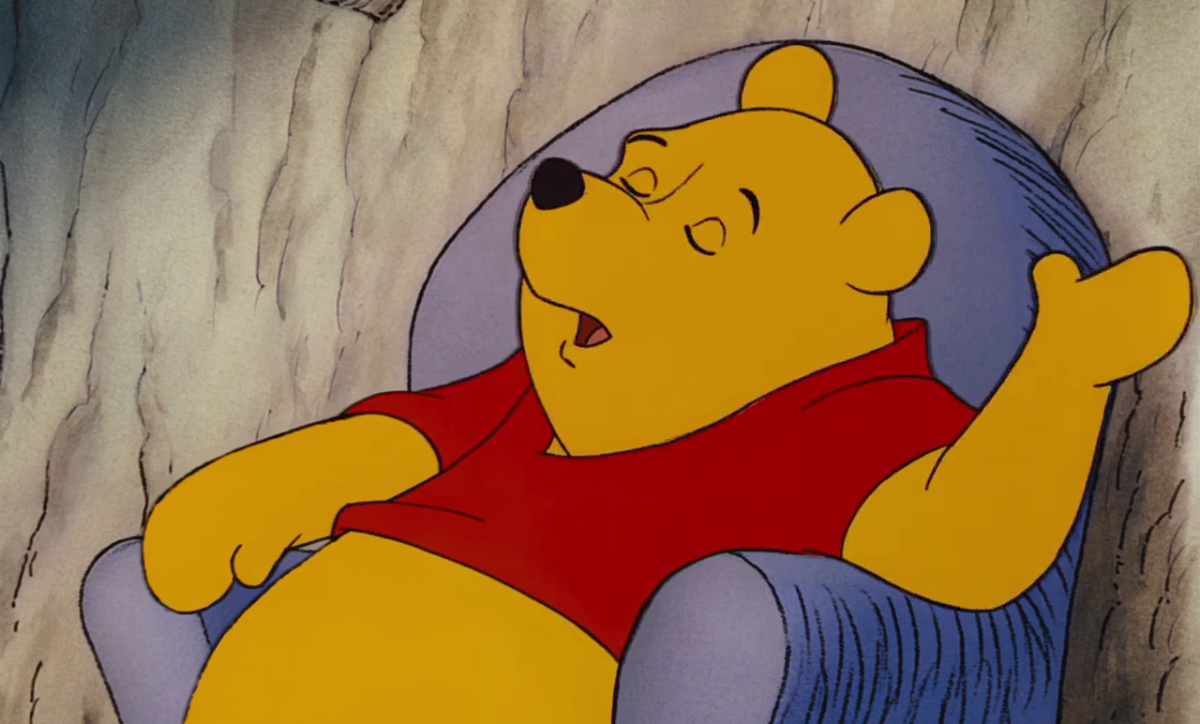 Грустный Винни пух