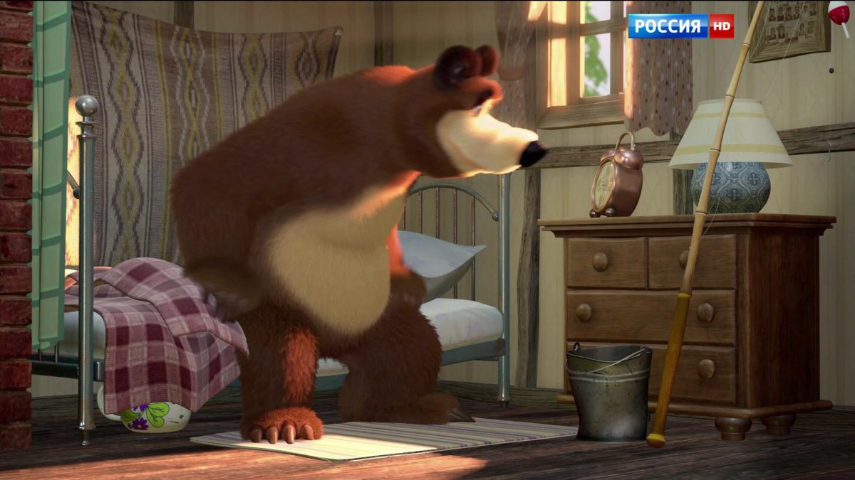 Россия 1 Маша и медведь мульт утро