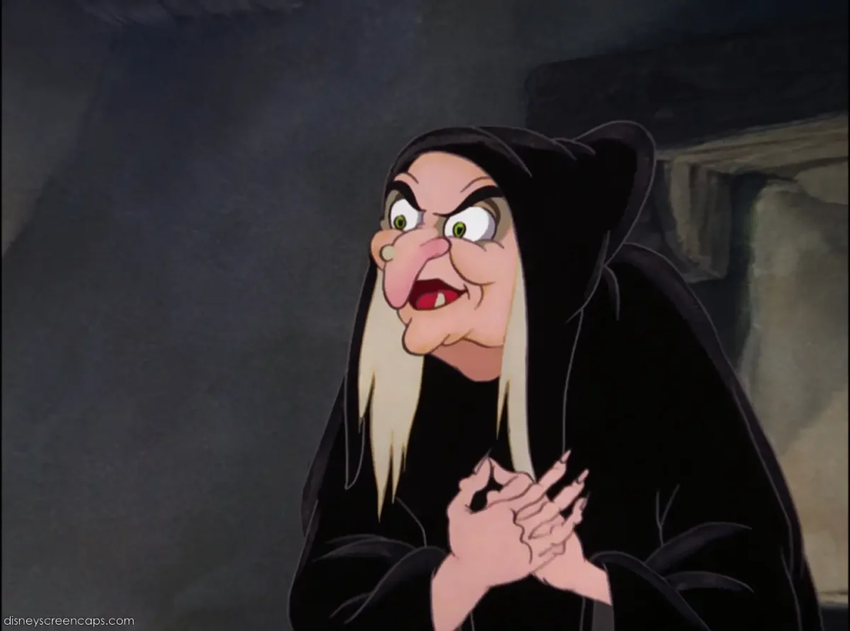 Злая Королева из Белоснежки старуха