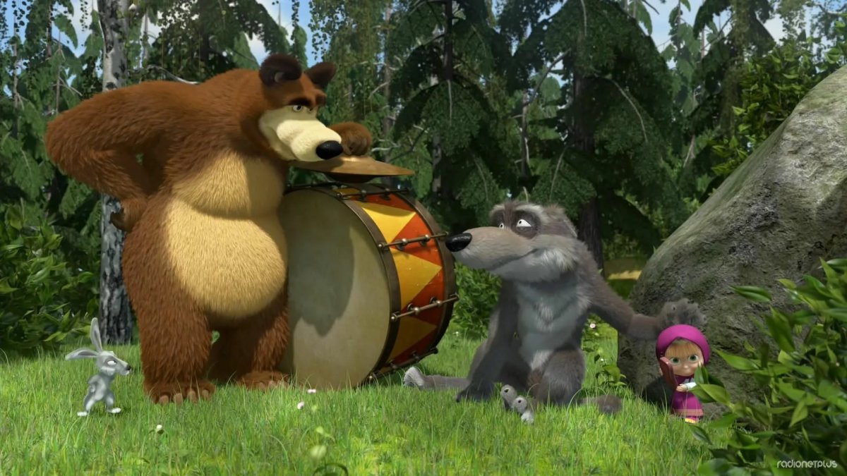 Медведь с мультфильма Маша и медведь