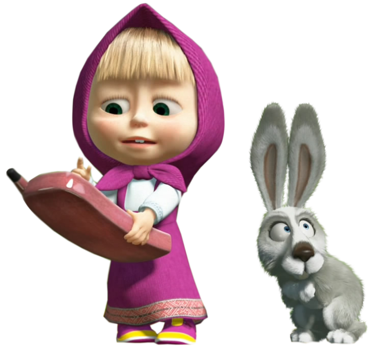 Герои мультика Маша и медведь