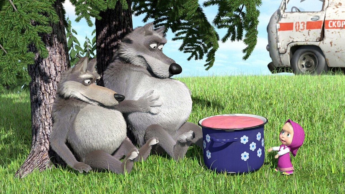 Маша и медведь Маша каша