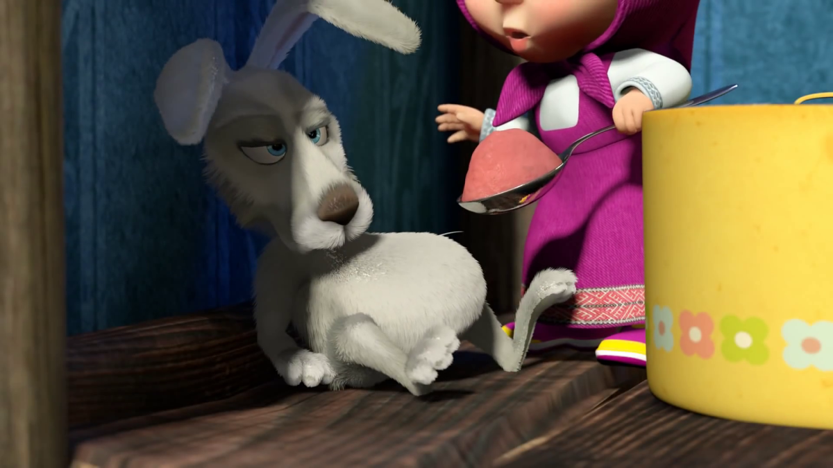 Заяц из Маши и медведя