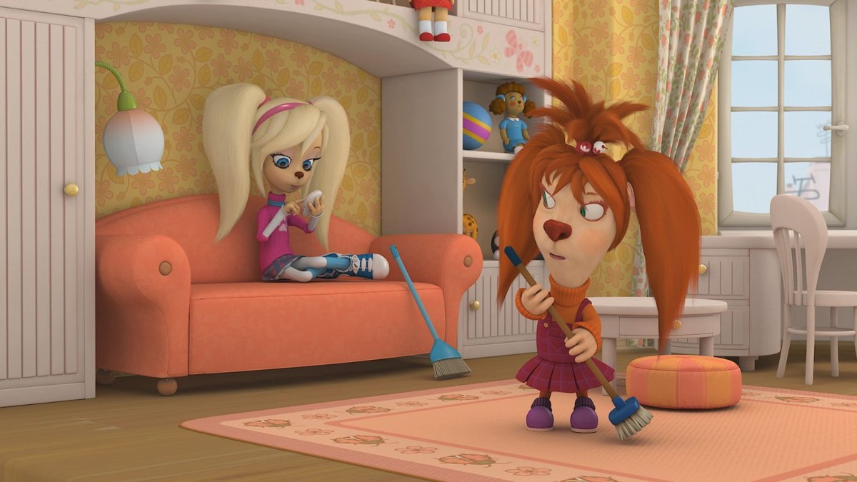 Барбоскины комната розы и Лизы