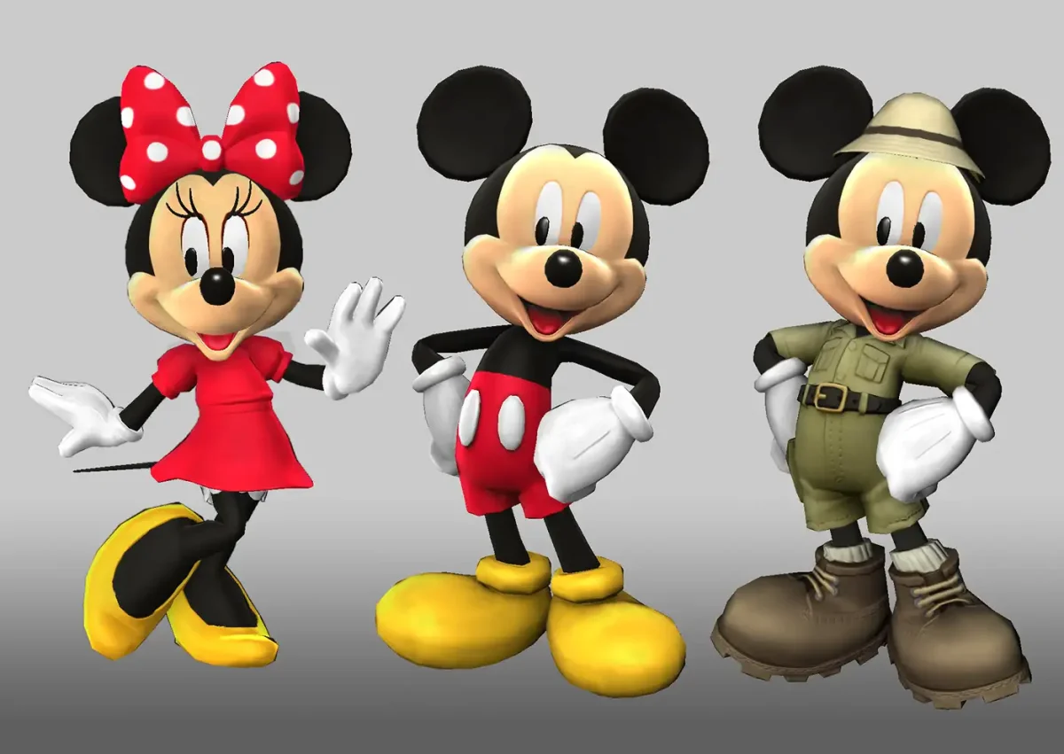 Три Микки Мауса
