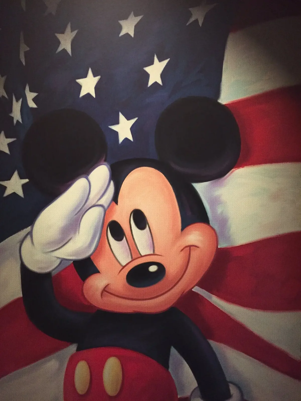 Микки Маус и Уолт Дисней арт