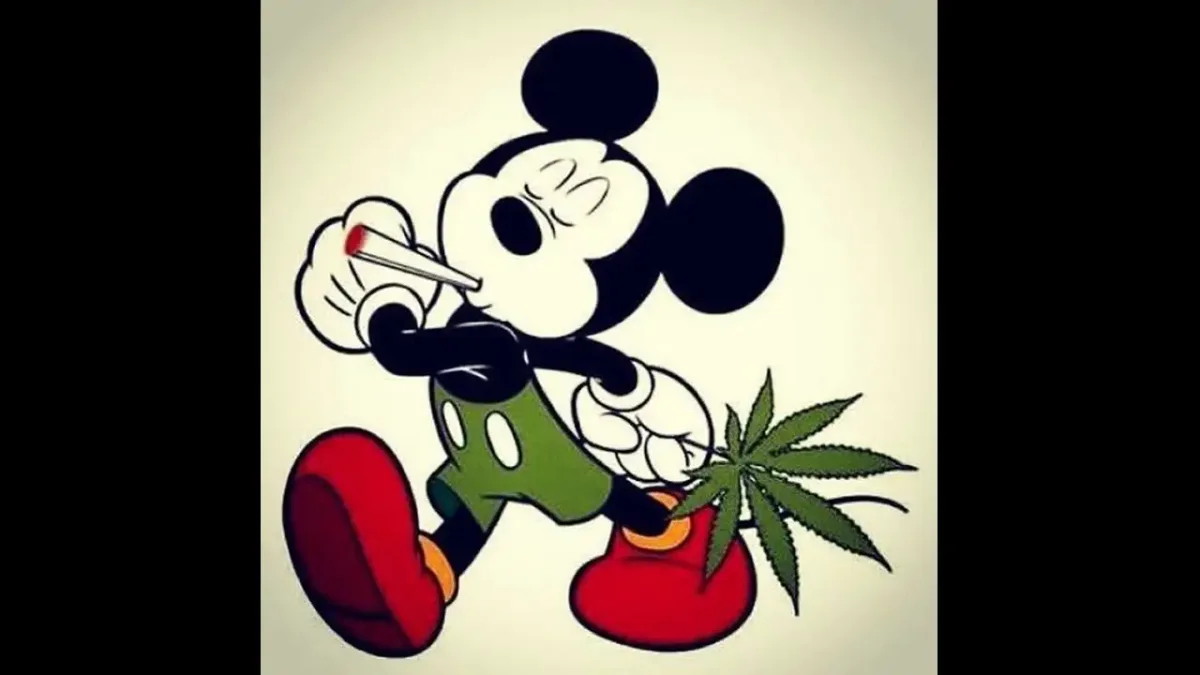 Микки Маус с деньгами