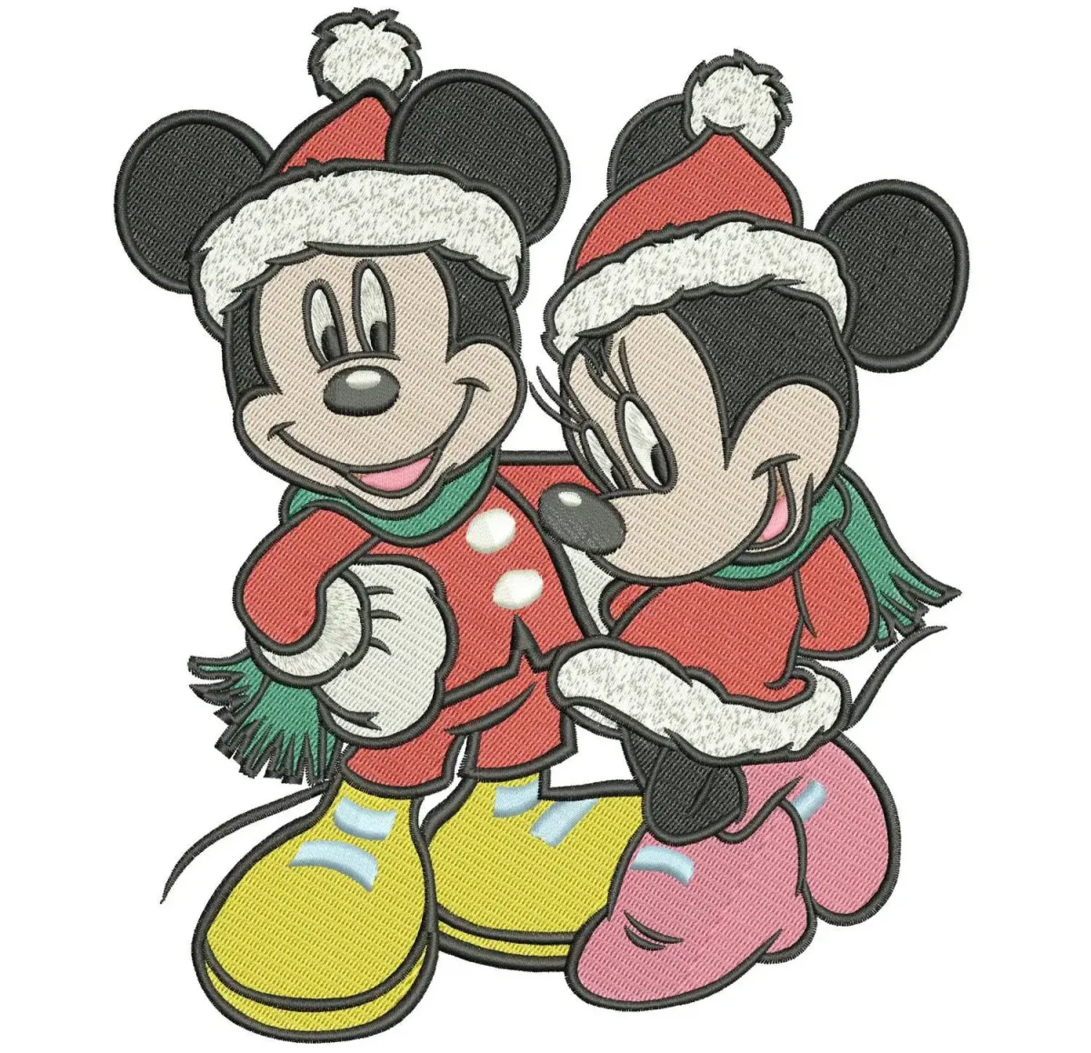 Дизайн вышивки Микки